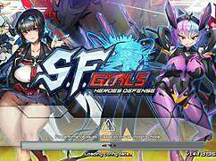 SF girls in voiced gacha hentai game episode 2