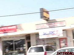 Milf Naddy bent over for doggystyle, then cowgirl on that monster black cock! 😈