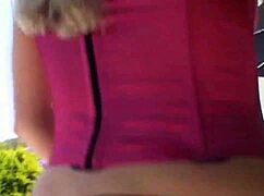 Watch these busty blondes in lingerie masturbate each other in a wild foursome!