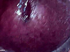 super close cumshot on brown dick hard cock indian guy semen sperm