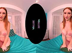 vrallure redhead teen 18+ masturbates solo in your personal dinner date