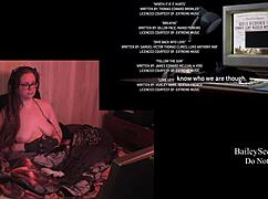 Naked brunette with fat ass and tattoos plays quarry game nude