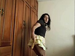 Transvestite performs dance