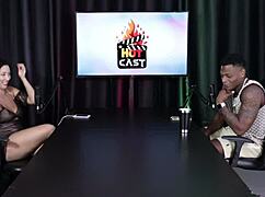 Will Mastro Shares Stressful Glamour Life In Sheer Red Lingerie