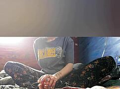 young petite amateur feels butterflies in homemade setting