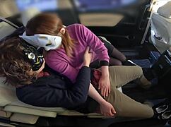 I can't believe we're refusing to go out, but this couple affair in the car with blowjib is so hot