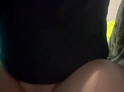 cielo azul masturbates bound with dildo