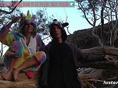 Eze And Jowy Submit Ezekiel In Outdoor Bondage