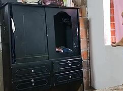 Perverted Stepfather Caught Sniffing My Underwear, Then Fucks Me Hard with Big Cock