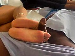 Professional foot fucker compilation with fat Latina