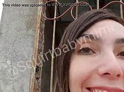 Feeling wild, I’m fingering myself and squirting on the terrace craving video calls