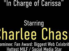 busty dom charlee chase ties up and strap-on fucks hot babe carissa 😈