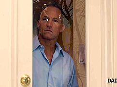 nena hermosa cheats outdoors with her daddy while boyfriend watches, muff diving and fucking