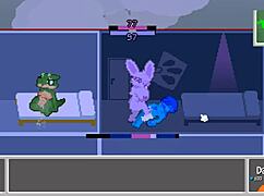 yo, this bunnygirl with gigantic tits sits on my face to squirt in furry hentai game ep 1! 🐰