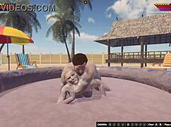 Ethan Vs Scara Naked Fighter 3D