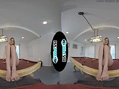 wetvr billiards tease gets drenched in vr