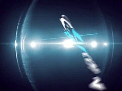 Hot blondes Alix and Vanessa share an intimate moment.