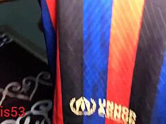 Teen with big oiled pussy fucked on desk