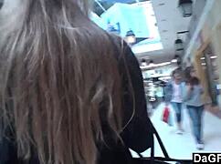 Dagfs Pleasuring Herself At The Tanning Saloon