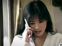 Wow! Seth Gamble and Ember Snow Explode in Wild Creampie After Angry Asian Fuck!