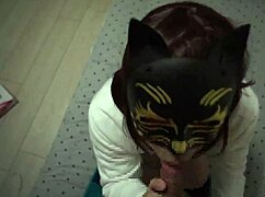 ayumi gives blowjob and gets cumshot