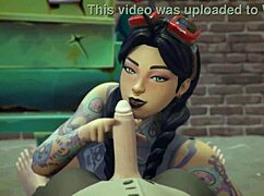 Fortnite Busty Milf Gets Anal Titty Fuck