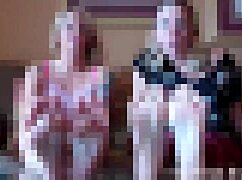 Friends Deliver 18+ Foot Massage in Lesbian Femdom