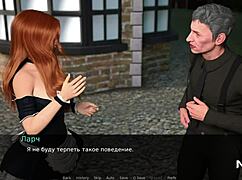 maid teases with her breasts in anime hentai episode