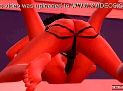 In this animation, a straight girl unknowingly engages in lesbian sex with a woman pretending to be her boyfriend