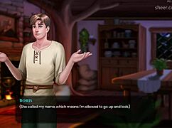 Wal 23, the blonde with huge boobs, sticks a small wooden dildo into her shaved pussy.