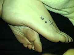 This is cumshot 3, featuring a footjob that leads to a big cumshot