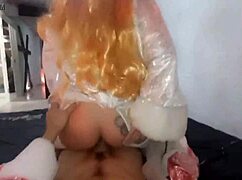 i'm santa fucking my snow maiden hard in her ass, creampied and horny