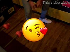 paying the bet of the little soccer game