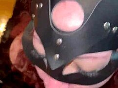 Mature redhead whore swallows cum after handjob!