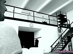 gorgeous babe rubs pussy after buttfucking 😍