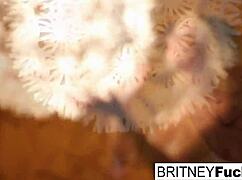 Sexy Blonde In A Retro Tease And Solo