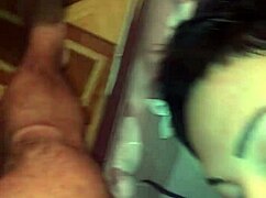 I creampie my wife in stockings with a huge load