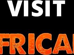 black amateur couple dances smooth then goes deep doggy in their sex tape 😍