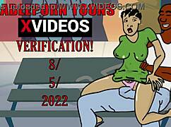 Verification video for african ebony anime hentai cartoon