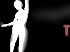 black tgirls peachez shakes her big ass while masturbating