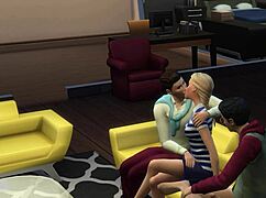 Girlfriend Wants to Fuck My Friend on Sofa.