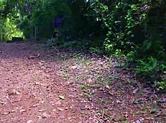 For My Pee Lovers, Pissing While Walking in the Forest