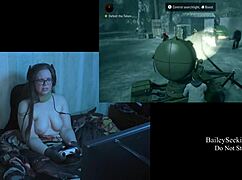 Naked alan wake playthrough part 9 with big natural tits