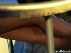 Erotic Brunette Dances Nude, Teasing Alone In Intimate Moment.