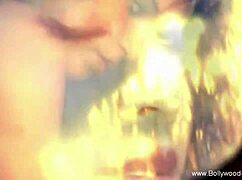 Erotic Brunette Dances Nude, Teasing Alone In Intimate Moment.