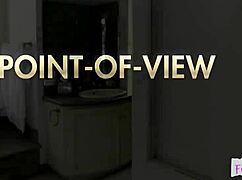 young european beauty bends over for footjob and doggystyle foreplay