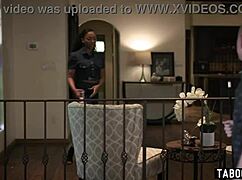 Husband cheats on white wife with big booty black girl Cali Caliente.