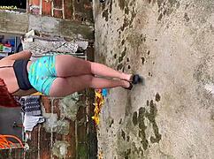 I hired this latina employee with a big ass who wanted to suck my dick.