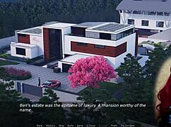 What game is Ms. Denvers playing with her big tits and feet in pantyhose?