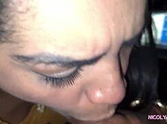 i stoped on the street to ask for info and ended up sucking a stranger in my car